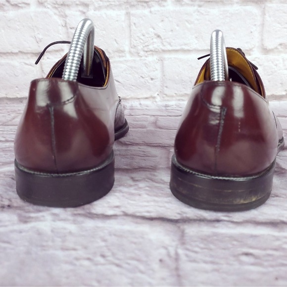 Cole Haan Caldwell burgundy shoes cap toe oxfords men\'s size 10 main image 4